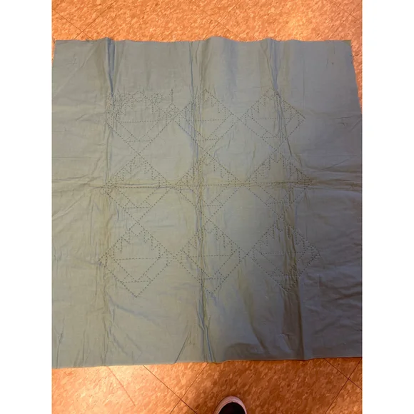 Unbranded Unisex Quilt One Size‎ Green, Teal and Purple, Preowned - Picture 5 of 12